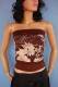 TOP IN COTONE CON ELASTAN A FASCIA ELASTICA, STAMP
