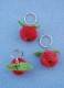 KEYCHAINS KEYCHAIN MADE OF WOOL FELT, APPLE./ - com Etnika Slog d.o.o.