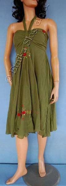 SHORT SLEEVE AND SLEEVELESS COTTON DRESSES AB-THV12 - Oriente Import S.r.l.