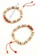 TIBETAN MALA NECKLACES BRACELET MALA 27 PEARLS IN WHITE BONE WITH MOSAI - com Etnika Slog d.o.o.