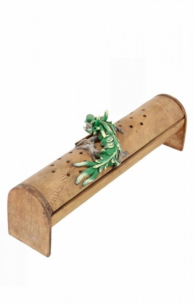 INCENSE HOLDER FROM BAMBOO AND RESIN PI-THL04A-03VE - Oriente Import S.r.l.