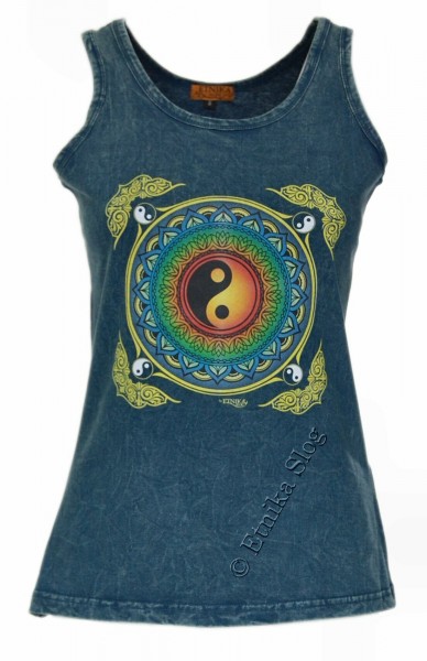 COTTON TANK TOPS - STONEWASHED WITH PRINT AB-NPM04-20C - Oriente Import S.r.l.