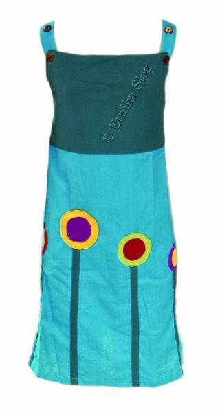 KID'S DRESSES AND T-SHIRTS KIDS DRESS, MAE OF COTTON, WITH PATCHES.BUTT - Etnika Slog d.o.o.