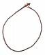 LEATHER JEWELRY INTERLACED NECKLACE MADE OF LEATHER, WITH BUTTONHO - com Etnika Slog d.o.o.