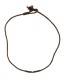 LEATHER JEWELRY INTERLACED NECKLACE MADE OF LEATHER, WITH BUTTONHO - com Etnika Slog d.o.o.