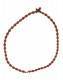 LEATHER JEWELRY INTERLACED NECKLACE MADE OF LEATHER, WITH BUTTONHO - com Etnika Slog d.o.o.