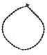 LEATHER JEWELRY INTERLACED NECKLACE MADE OF LEATHER, WITH BUTTONHO - com Etnika Slog d.o.o.