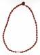 LEATHER JEWELRY INTERLACED NECKLACE MADE OF LEATHER, WITH BUTTONHO - com Etnika Slog d.o.o.