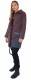 CAPPOTTO IN COTONE, TINTA UNITA, CON DISEGNI RICAM