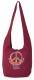 SINGLE COLOR SHOULDER BAG WITH PRINT BAGGY SHOULDER BAG MADE OF COTTON, WITH TWO POCKET - Etnika Slog d.o.o.