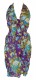 VESTITO LUNGO IN COTONE, SPALLINE DA LEGARE SU COL