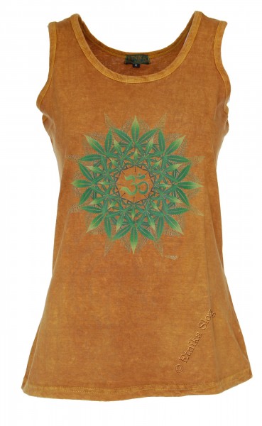 COTTON TANK TOPS - STONEWASHED WITH PRINT AB-NPM04-36 - Oriente Import S.r.l.