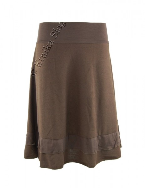 WINTER SKIRTS MADE OF JERSEY AND VELVET AB-MGW041TU - Oriente Import S.r.l.