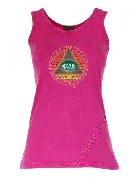 COTTON TANK TOPS - STONEWASHED WITH PRINT AB-NPM04-38 - Oriente Import S.r.l.