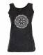 CANOTTA DONNA IN COTONE STONE WASHED CON STAMPA.b