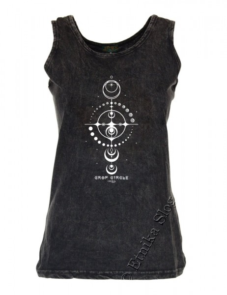 COTTON TANK TOPS - STONEWASHED WITH PRINT AB-NPM04-42B - Oriente Import S.r.l.