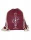 ZAINO SACCO IN COTONE STONE WASHED CON&nbsp;STAMPA&nbsp;- CR