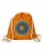 ZAINO SACCO IN COTONE STONE WASHED CON&nbsp;STAMPA HEM