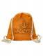ZAINO SACCO IN COTONE STONE WASHED CON&nbsp;STAMPA WEED