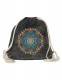 ZAINO SACCO IN COTONE STONE WASHED CON STAMPA MAND