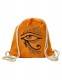 ZAINO SACCO IN COTONE STONE WASHED CON&nbsp;STAMPA OCCH