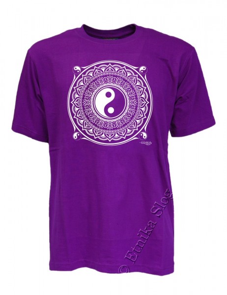 MEN'S COTTON T-SHIRT - UNICOLOR WITH PRINT T-SHIRT IN COTTON PLAIN COLOUR WHIT PRINT.AV - com Etnika Slog d.o.o.