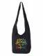 SINGLE COLOR SHOULDER BAG WITH PRINT BAGGY SHOULDER BAG MADE OF COTTON, WITH TWO POCKET - Etnika Slog d.o.o.