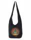 SINGLE COLOR SHOULDER BAG WITH PRINT BAGGY SHOULDER BAG MADE OF COTTON, WITH TWO POCKET - Etnika Slog d.o.o.