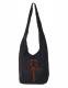SINGLE COLOR SHOULDER BAG WITH PRINT BAGGY SHOULDER BAG MADE OF COTTON, WITH TWO POCKET - Etnika Slog d.o.o.
