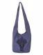 SINGLE COLOR SHOULDER BAG WITH PRINT BAGGY SHOULDER BAG MADE OF COTTON, WITH TWO POCKET - Etnika Slog d.o.o.