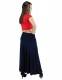 LONG SUMMER SKIRTS LONG SUMMER SKIRT MADE OF JERSEY COTTON, UNICOLOR - com Etnika Slog d.o.o.