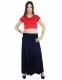 LONG SUMMER SKIRTS LONG SUMMER SKIRT MADE OF JERSEY COTTON, UNICOLOR - com Etnika Slog d.o.o.