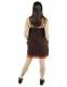 VESTITO CORTO IN COTONE LEGGERO, FODERATO IN 2 TIN