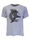 MEN'S COTTON T-SHIRT - UNICOLOR WITH PRINT T-SHIRT IN COTTON PLAIN COLOUR WHIT PRINT.AV - com Etnika Slog d.o.o.