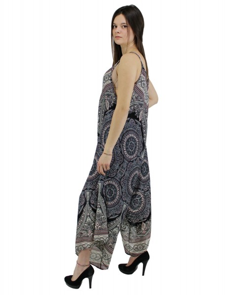 VESTITI VISCOSA ESTIVA TUTA JUMPSUIT SALOPETTE PANTAVESTITO IN VISCOSA, S - Etnika Slog d.o.o.