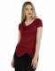 TOP IN MAGLINA DI COTONE, VISCOSA ED ELASTAN. TINT