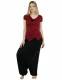 TOP IN MAGLINA DI COTONE, VISCOSA ED ELASTAN. TINT