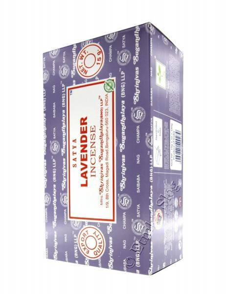 INCENSO SATYA, FRAGRANZA LAVANDA.CONFEZION