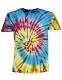 MEN'S COTTON T-SHIRT - TYE DYE COTTON MEN'S T-SHIRT WITH TIE DYE EFFECT.AVA - com Etnika Slog d.o.o.
