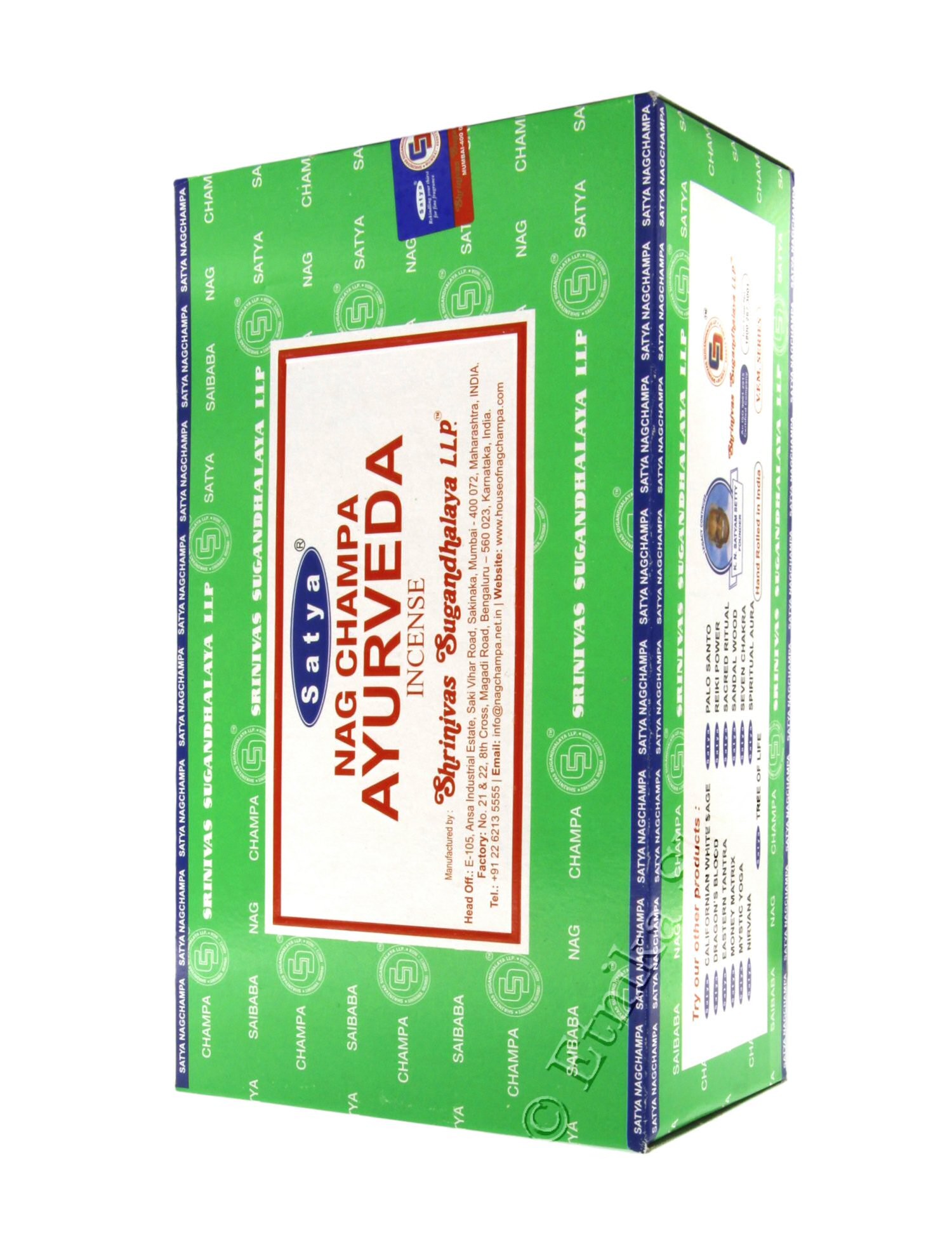 INCENSI BASTONCINO INDIANI - SATYA INCENSO SATYA, FRAGRANZA AYURVEDA.CONFEZIO - Etnika Slog d.o.o. INCENSI BASTONCINO INDIANI - SATYA INCENSO SATYA, FRAGRANZA AYURVEDA.CONFEZIO - Etnika Slog d.o.o.