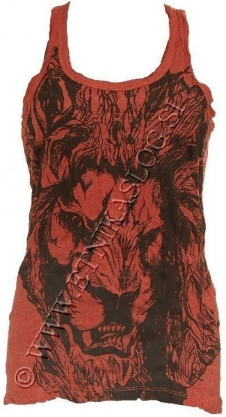 CANOTTA&nbsp;DA DONNA IN COTONE EFFETTO STROPICCIATO. S