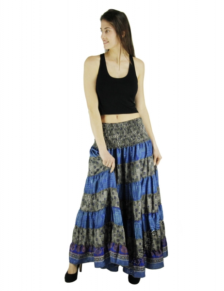SILK AND VISCOSE SKIRTS AB-HK-216-SKIRT - Oriente Import S.r.l.