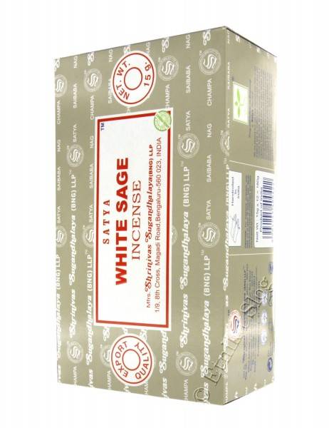 INCENSO SATYA, FRAGRANZA WHITE SAGE - SALVIA BIA