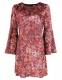 VESTITO&nbsp;IN&nbsp;VELVET CON ELASTAN , MANICHE LUNGHE LAR