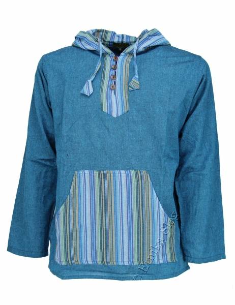 MAN'S HOODIES SHIRT MADE OF COTTON WITH LONG SLEEVES, WITH HOOD, - Etnika Slog d.o.o.