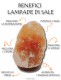 LAMPADA DI SALE ROSA HIMALAYANO GREZZA.COMPL
