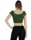 UNICOLOR JERSEY TOPS T-SHIRT MADE OF COTTON AND VISCOSE, UNICOLOR, WIDE - Etnika Slog d.o.o.