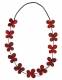 NECKLACES - WOOD COLLANA IN FILI DI PERLINE CON CHIUSURA IN CORNO.&nbsp; - Etnika Slog d.o.o.