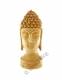 STATUA IN LEGNO DI CEDRO TESTA BUDDHA COLORE NATUR