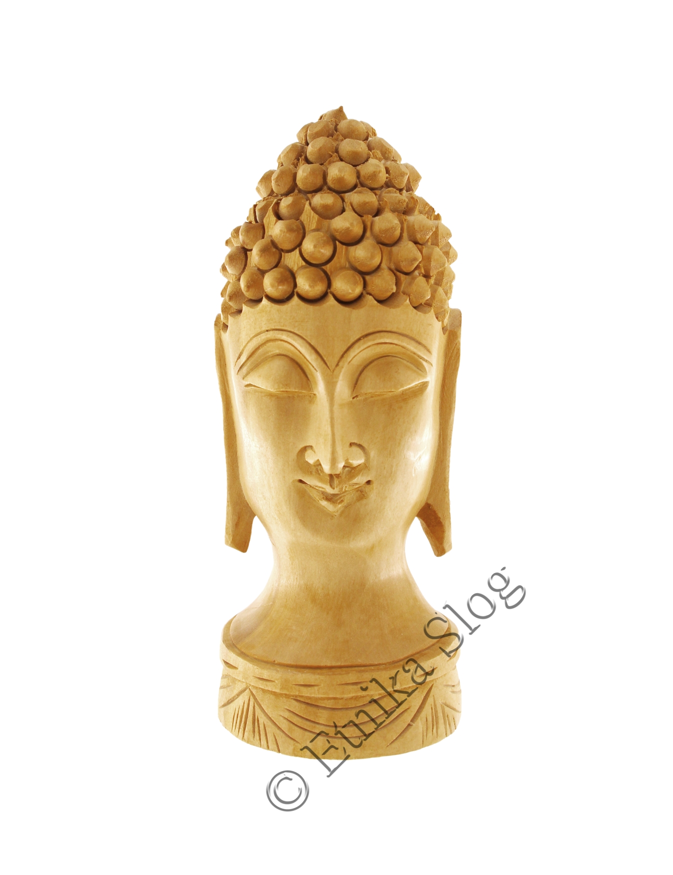 STATUA IN LEGNO DI CEDRO TESTA BUDDHA COLORE NATUR STATUA IN LEGNO DI CEDRO TESTA BUDDHA COLORE NATUR